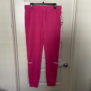 TKO Hot Pink Full Length High Rise Sweatpants - Sizes L & XL